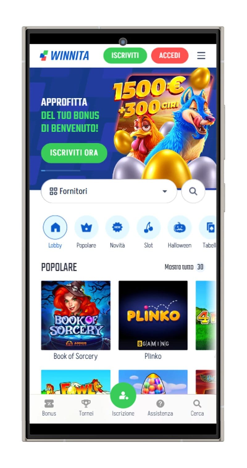 Italy - winnita slot
